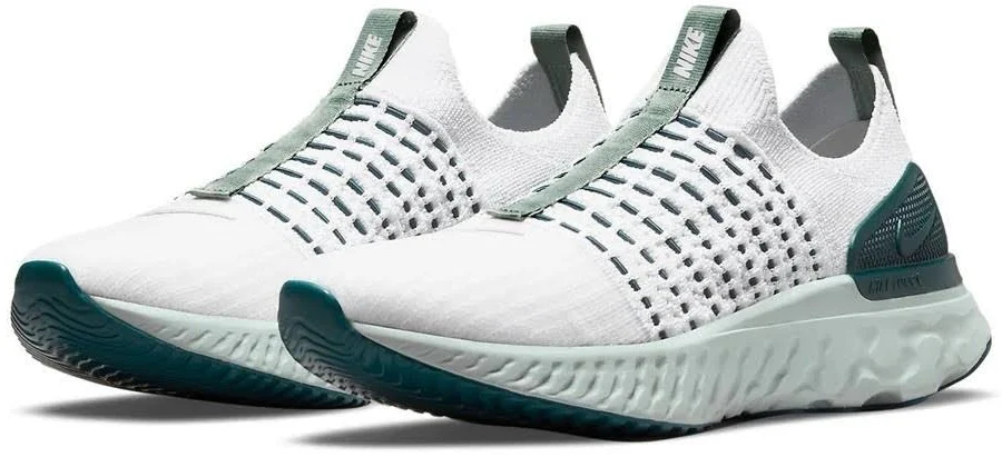 Nike React Phantom Run Flyknit 2 White Platinum Nby Do6698 001 Women