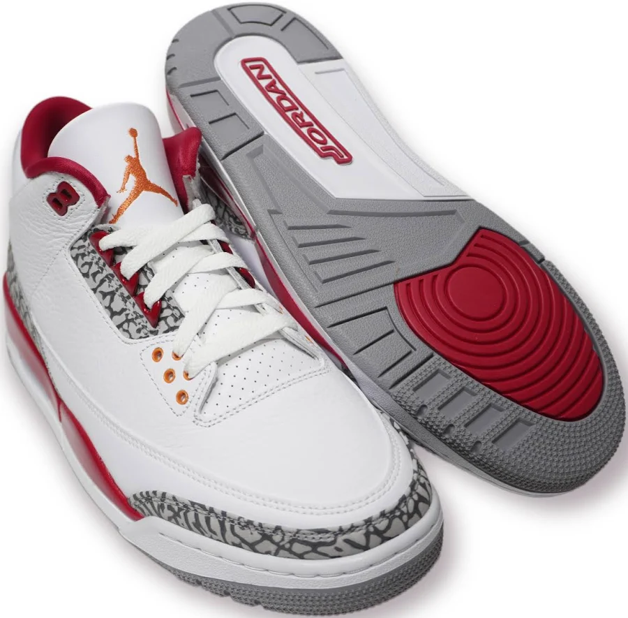 Jordan 3 'Cardinal Red'