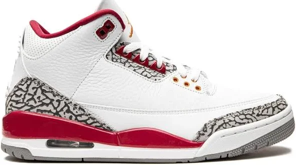 Jordan - Air Jordan 3 "Cardinal" sneakers - unisex - Calf Leather - 8 - White