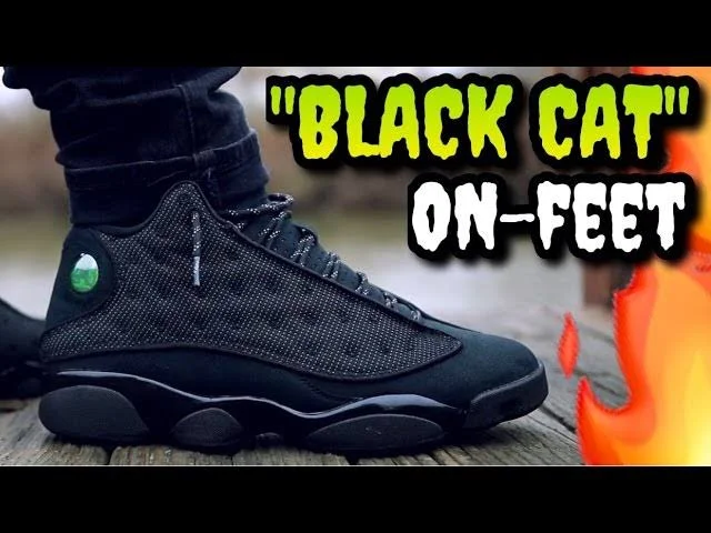 Air Jordan Retro 13 Black Cat Flash