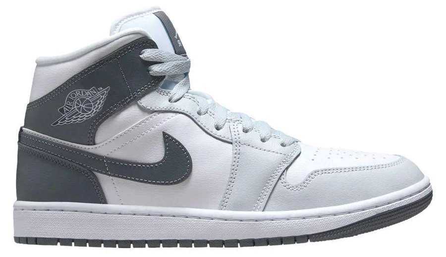 Wmns Air Jordan 1 Mid 'White Smoke Grey' | Women's Size 6