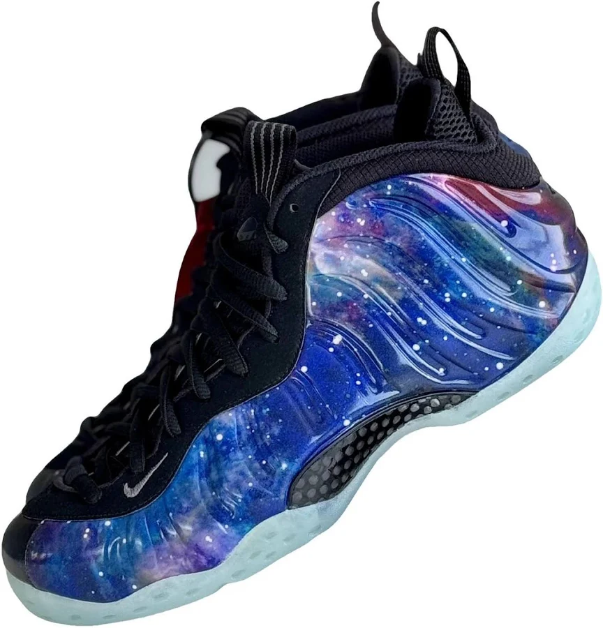 Nike Air Foamposite Galaxy High Trainers Size 43 EU