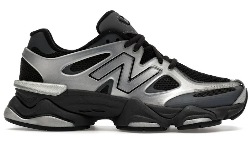 New Balance 9060 X Silver Metallic Black Cement