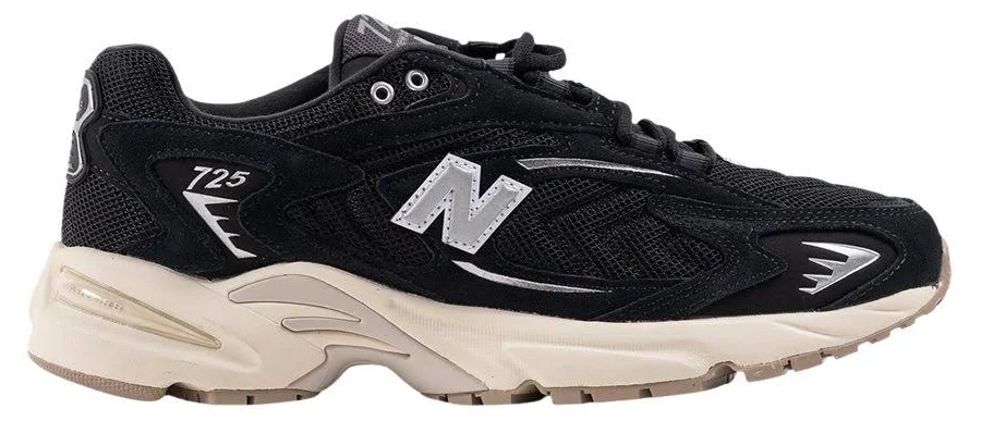 New Balance 725 'Black Metallic Silver' | Men's Size 4.5