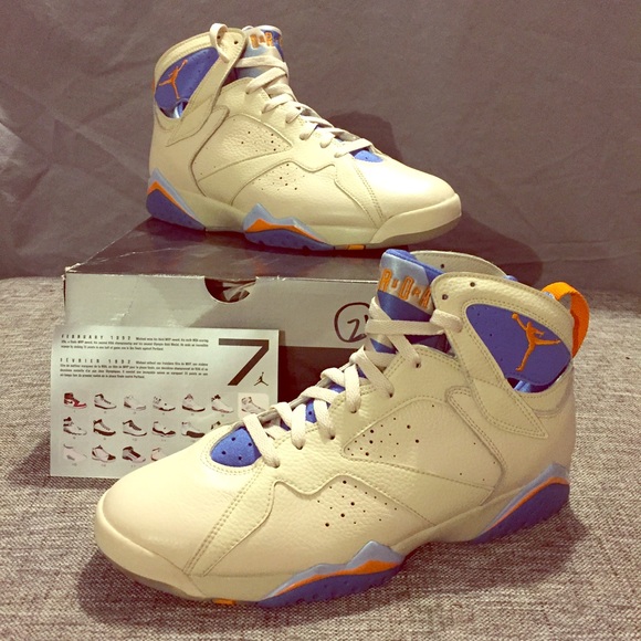 Men's Jordan 7 Retro Pacific Blue