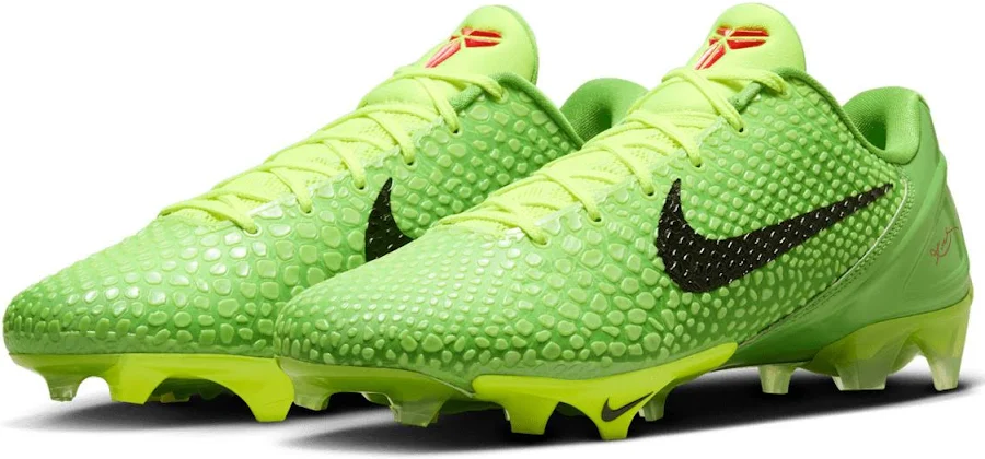 Nike Vapor Edge Kobe 6 Se Grinch Protro Football Cleat Fq7645-300 -