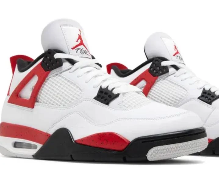 Jordan Shoes | Air Jordan 4 Retro 'Red Cement” Sneakers Size 13 | Color: Red/White | Size: 13 | Lisalore's Closet