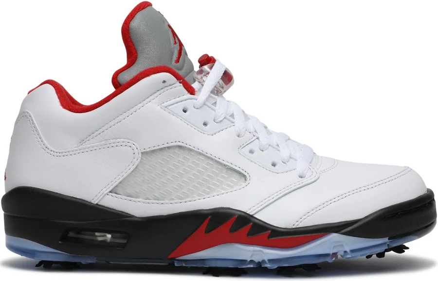 Air Jordan 5 Low Golf 'White Fire Red' | Men's Size 3.5