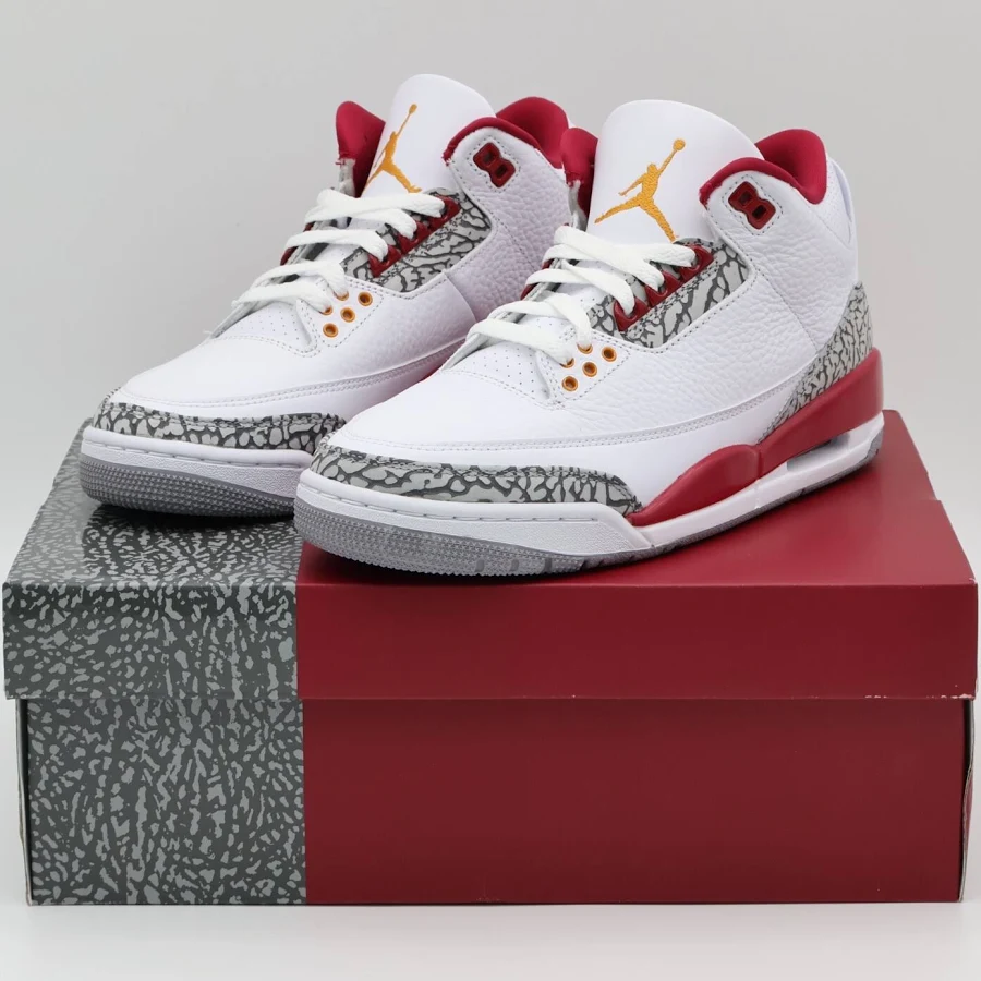 Ct8532-126 Nike Air Jordan 3 Cardinal Red (men's)