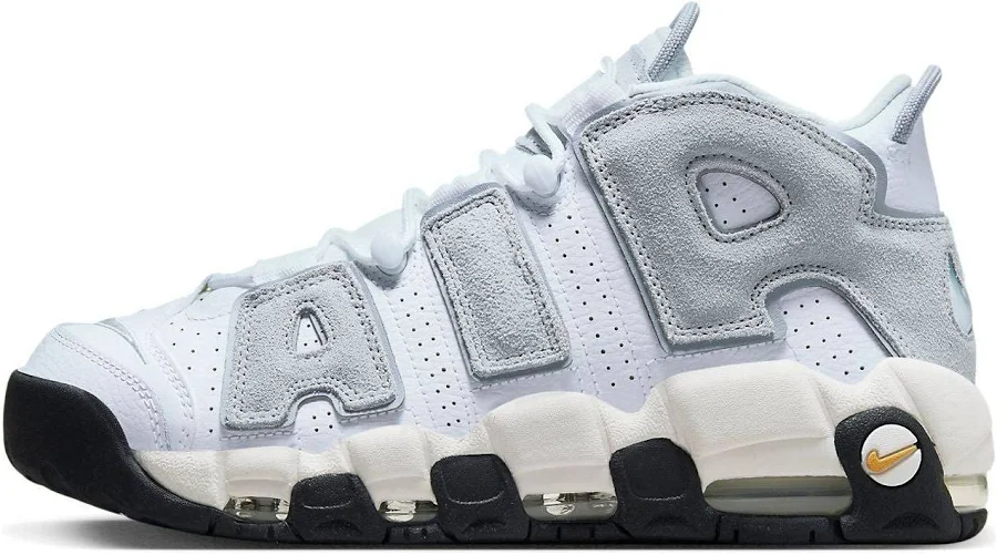 Nike Air More Uptempo Wolf Grey Solar Flare