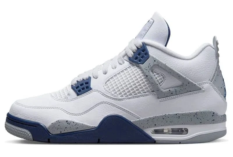 4 Retro 'midnight Navy' In Silver