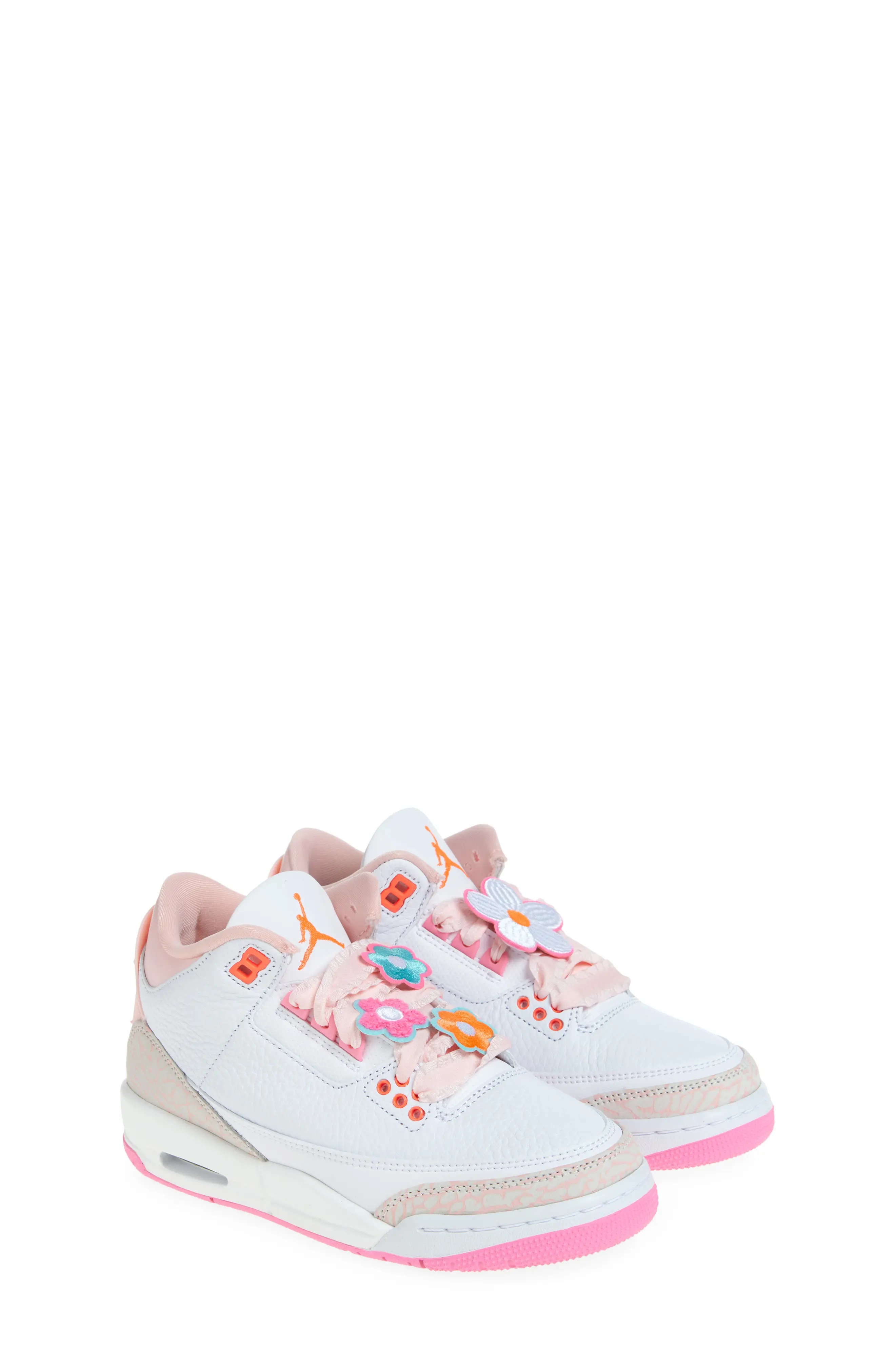 Kids' Air Jordan 3 Retro Basketball Sneaker