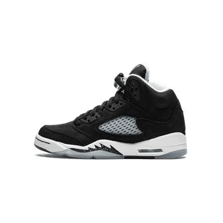 Jordan Grade School Air Jordan 5 Retro GS Oreo 2021 inch 440888 011 from Stadium Goods, Kids Unisex, Size: 4 Big Kid, Gray