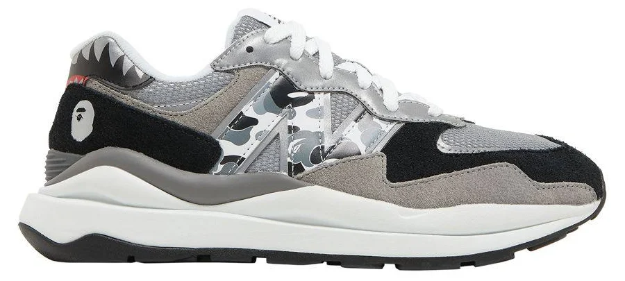 BAPE x New Balance 57/40 'Grey' | Men's Size 5