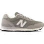 New Balance Women's 515 Retro Sneaker Light Grey/White - Women's Athletic Lifestyle at Academy Sports