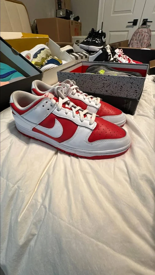 Dunk low Championship Red1