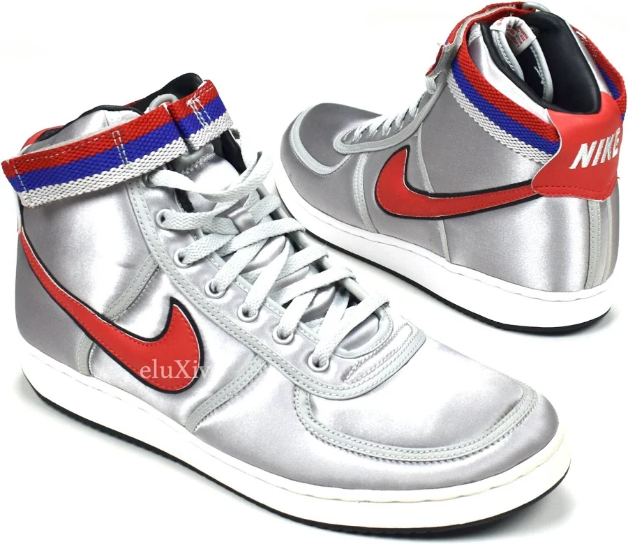 Nike Vandal High Supreme 2002 Og Metallic Silver Sneakers Men 11.5