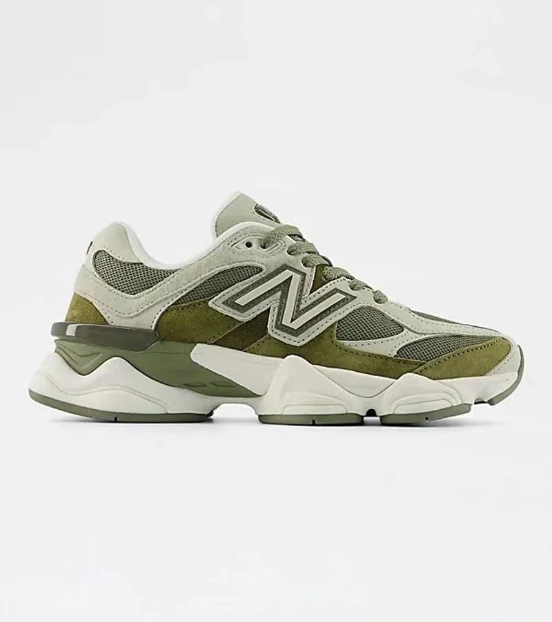 9060 Sneakers In Dark Olivine/olivine At Urban Outfitters In Green