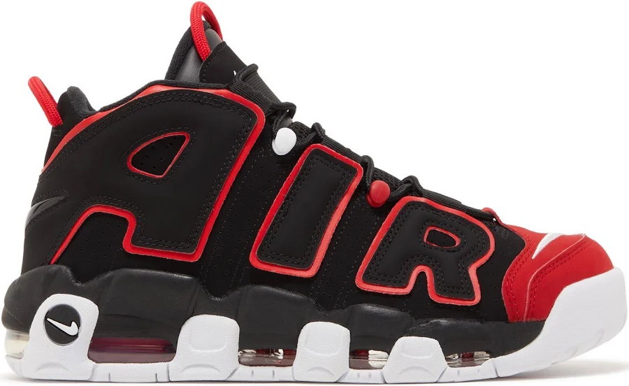 Nike Air More Uptempo '96 'Red Toe' | Black | Men's Size 6.5