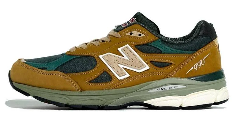 New Balance Men's Teddy Santis X 990V3 Made - Brown - Low-top sneakers - 13