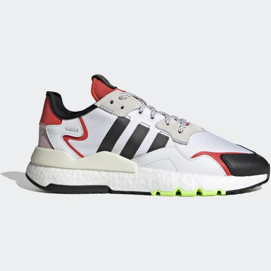 adidas Nite Jogger White Black Red Men's