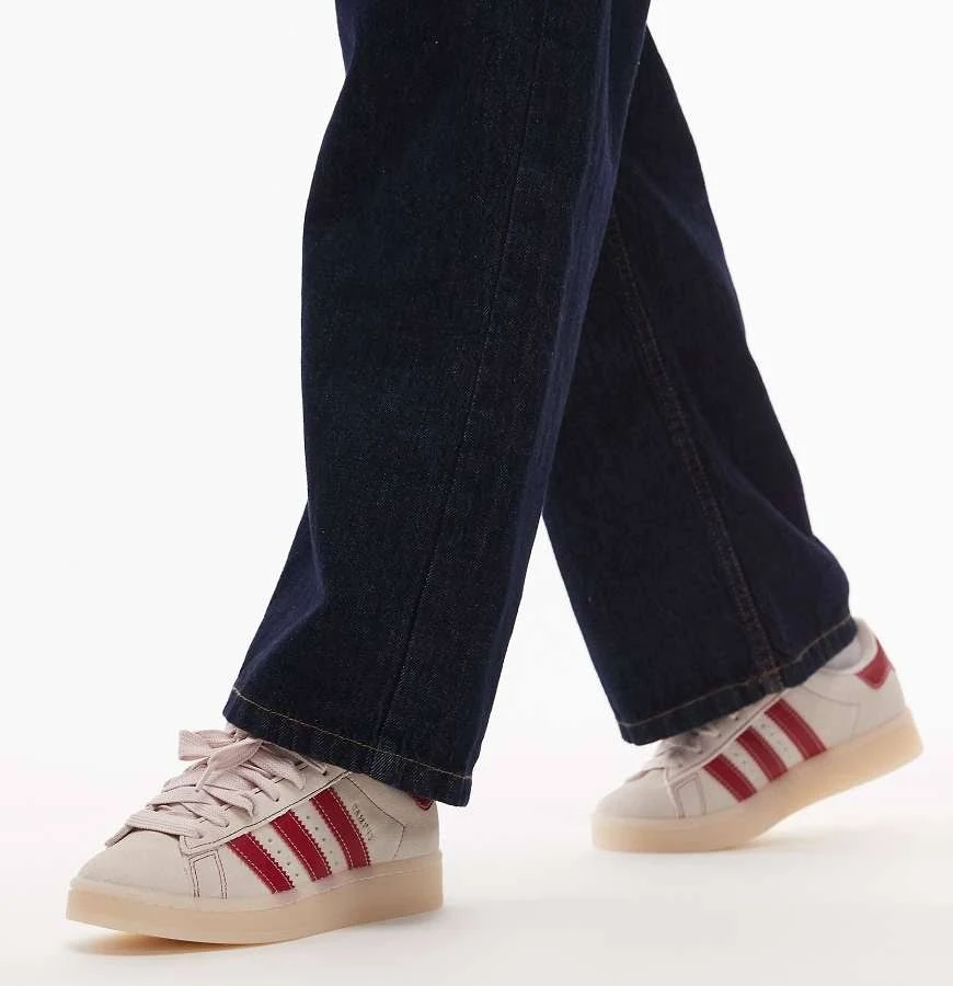 adidas Originals Campus 00s sneakers in gray and red