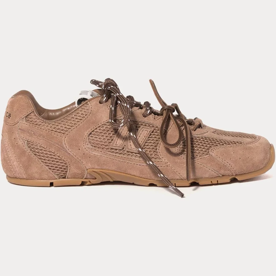 New Balance x Miu Miu 530 SL Suede & Mesh Hazelnut Sneakers Brown / Miu Miu - US / US