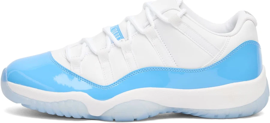 Air Jordan Men's 11 Retro Low Sneaker in White/University Blue, Size UK 9 | END Clothing