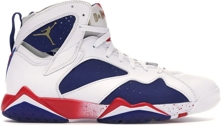 2016 Nike Air Jordan 7 Vii Retro Olympic Usa Size 7y. 304774-123 7