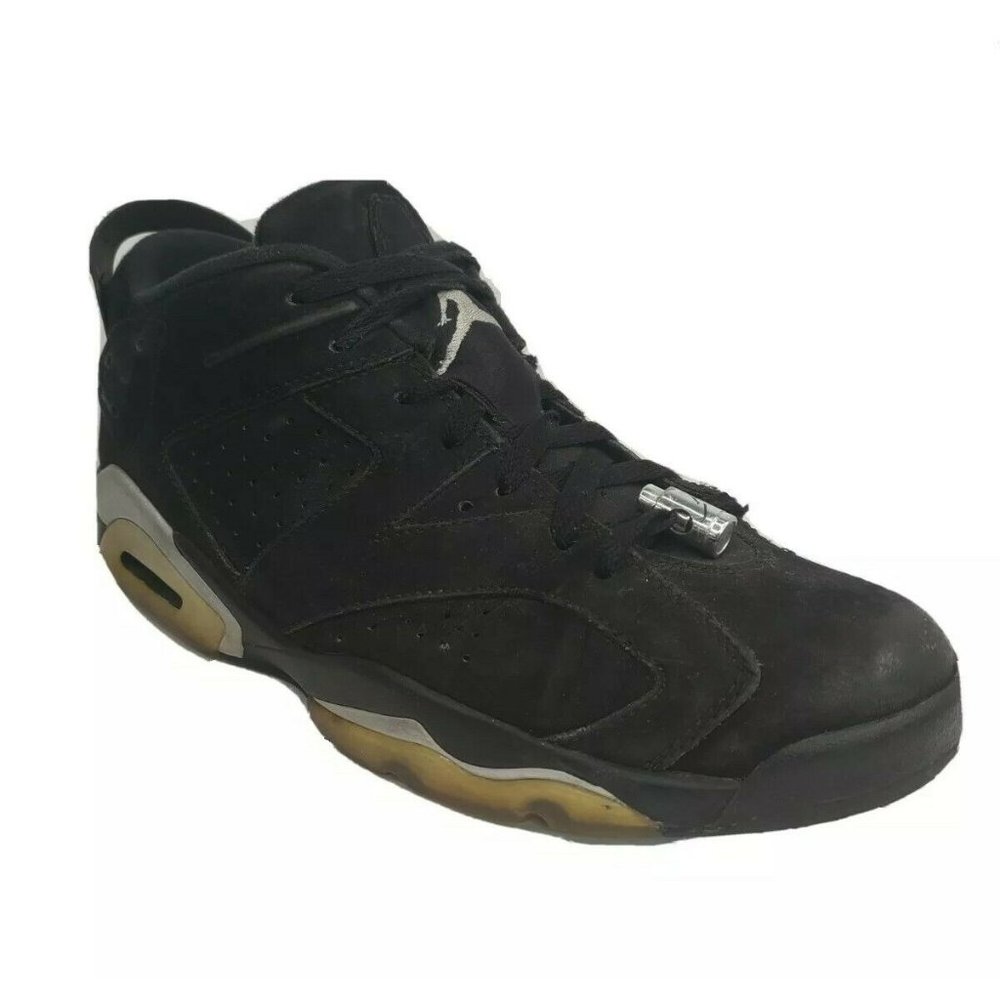 Air Jordan 6 Retro Low Chrome Silver/Black Mens 11