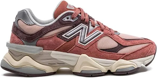 New Balance - 9060 "Mineral Red/Truffle" sneakers - unisex - Calf Suede/Rubber/Fabric/Mesh - 12