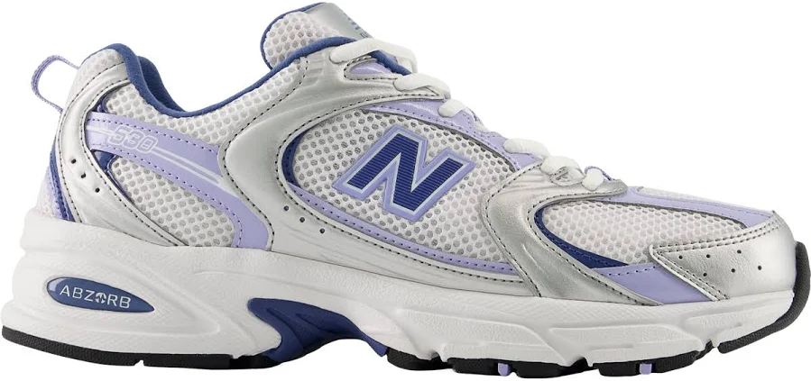 New Balance Women's NB 530 | 52N-Silver Metallic/Daybreak/Magic Blue | 8 Sports Basement