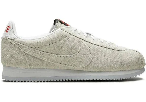 Nike Women's X Stranger Things Cortez Qs "Upside Down" Sneakers - White - Low-top sneakers - 13