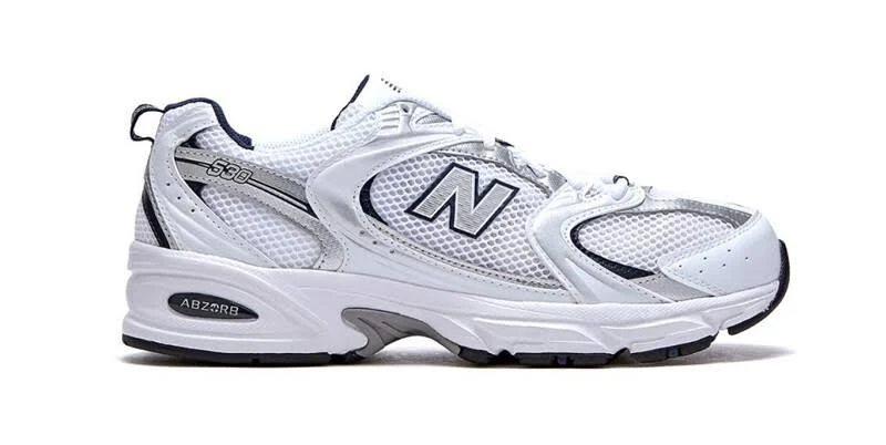 Balance Retro 530 White Navy Mr530sg Mens Size Us 5, 6 Authentic Ems