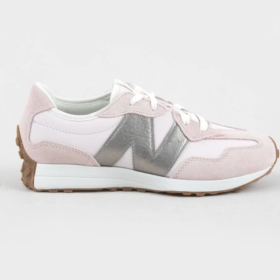 New Balance 327 Girls Shoes - Light Pink - Size: 5