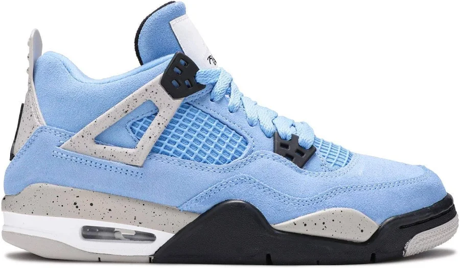 Air Jordan 4 Retro Gs University Blue Unfading Sneaker
