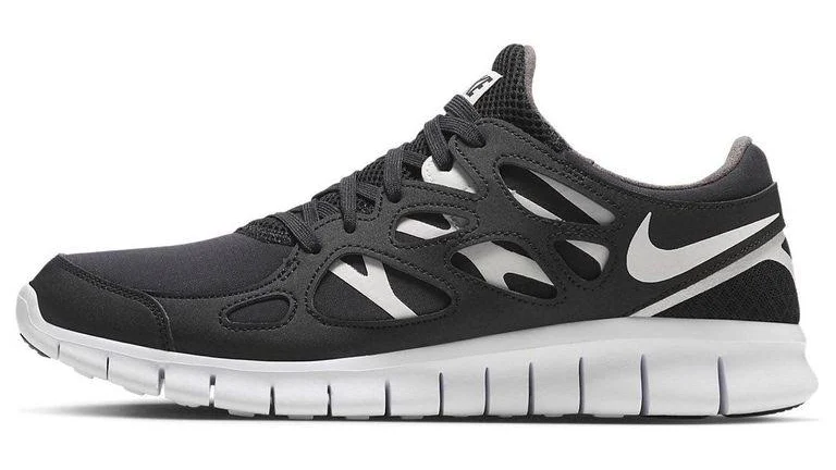 Nike Men's Free Run 2 Shoes - Black - Low-top sneakers - 7