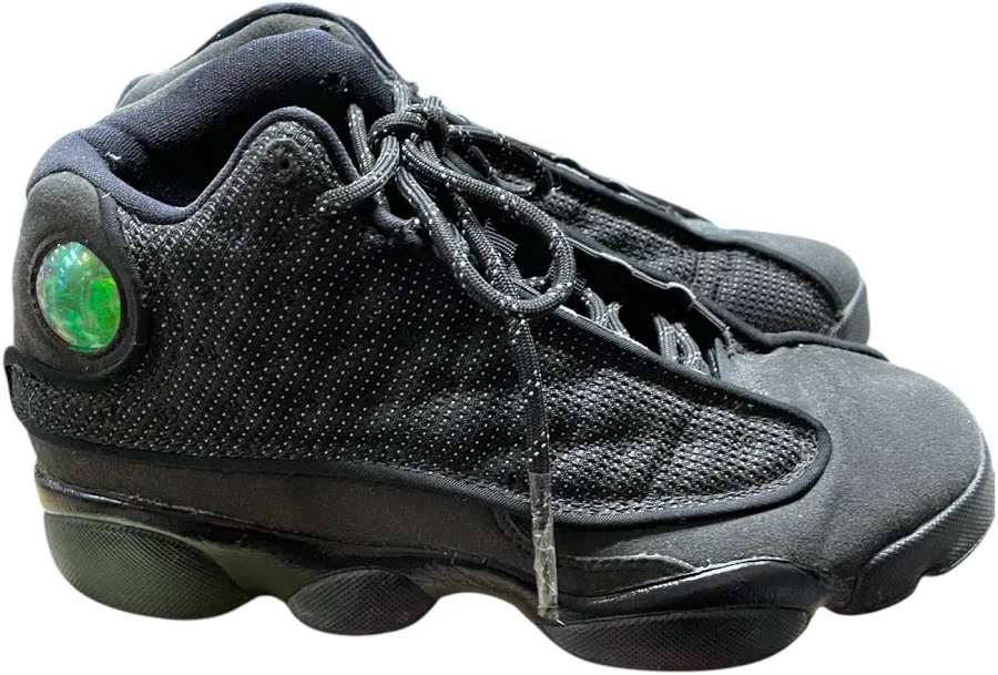 Nike Air Jordan 13 Retro "black Cat" Sneakers Young Men's Size 4.5