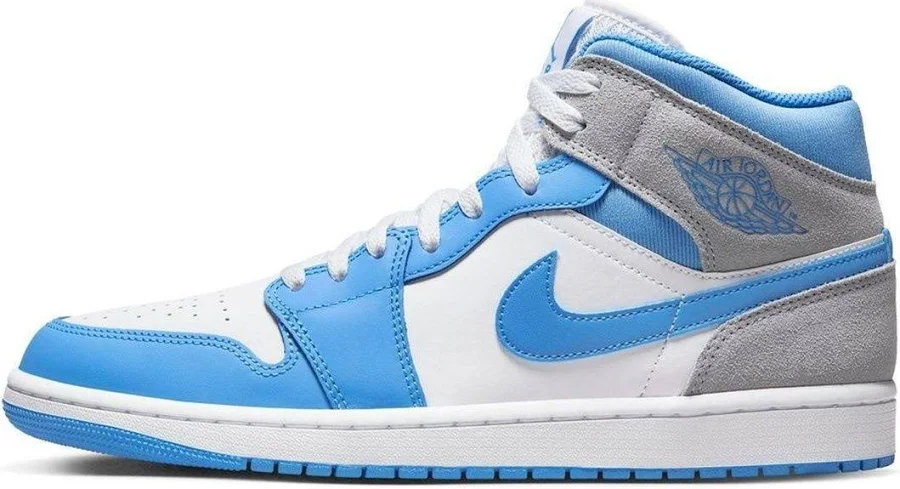 Jordan 1 Mid University Blue Grey