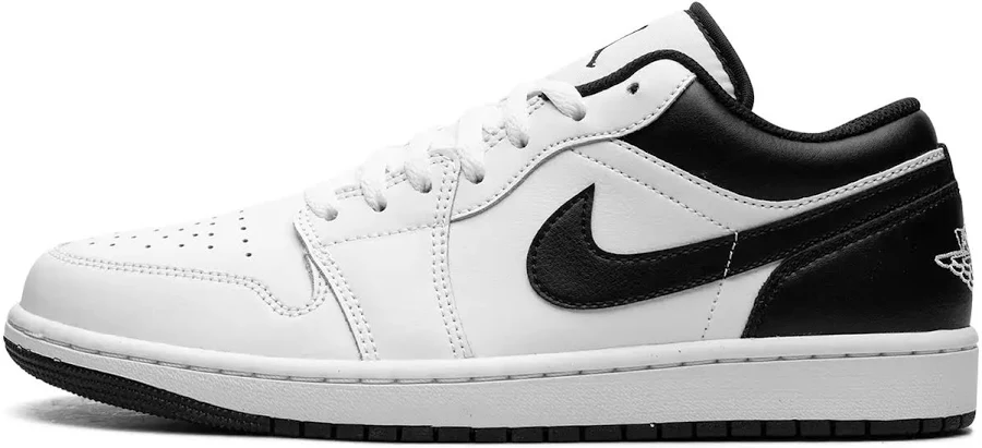Air Jordan 1 Low "White/Black" 553558 132