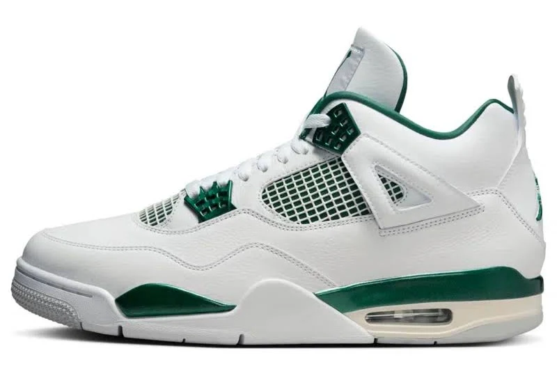 4 Retro 'oxidized Green' In White