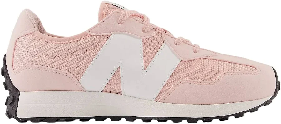 New Balance 327 Shoes for Big Kids Pink Haze with NB White / 7