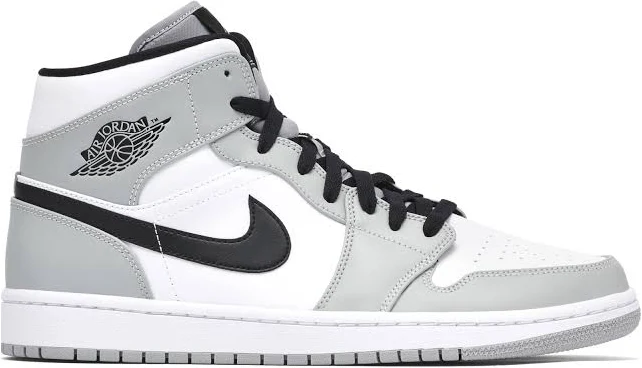 Air Jordan 1 Mid Light Smoke Grey 554724-092 | Size US 9