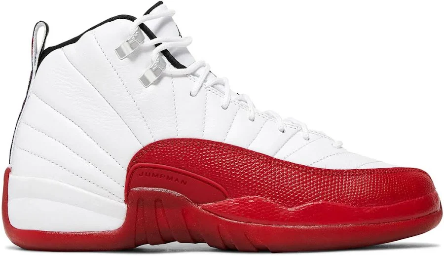 (Aire para Niños) Air Jordan 12 Retro 2023 'Cherry' 153265-116 US 5.5Y