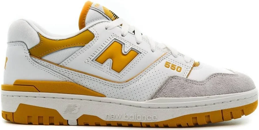 Balance 550 Varsity Gold White Yellow Sneakers Men's Size 8 [bb550la1]