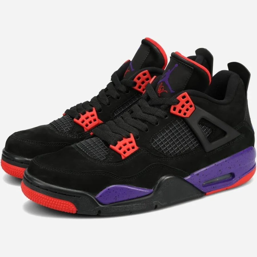 Nike Air Jordan 4 Retro Raptors Black Aq3816-065 Men's Size