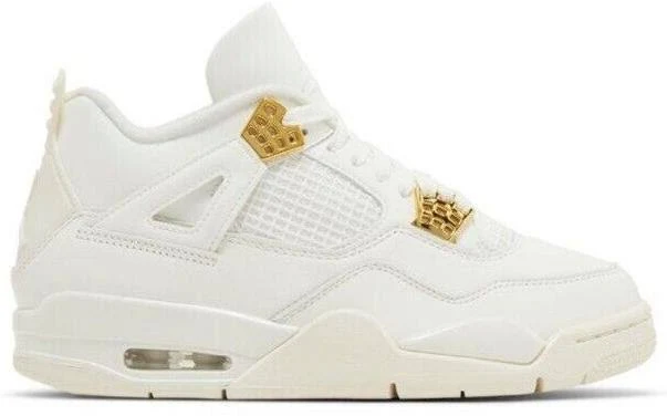 Size 9 - Air Jordan 4 Retro Metallic Gold W