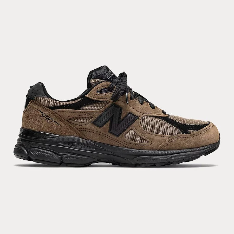 New Balance x Jjjjound MADE in USA 990v3 Canteen with Black Sneakers Brown / New Balance - US / US