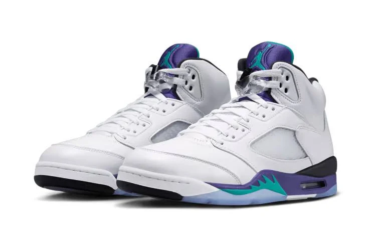 Air Jordan 5 Retro Grape (2025) HQ7978-100 Men's Size 9-9.5 DAMEGED BOX