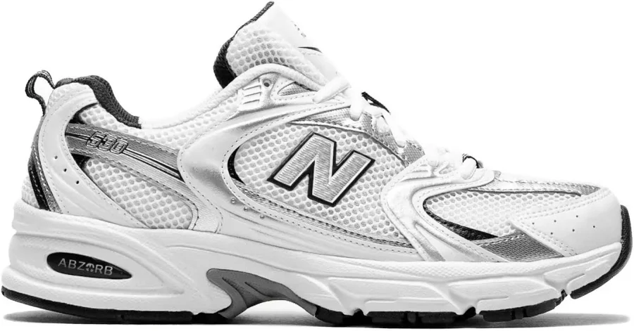New Balance 530 White Silver Navy MR530SG Men's Fashion Sneaker New
